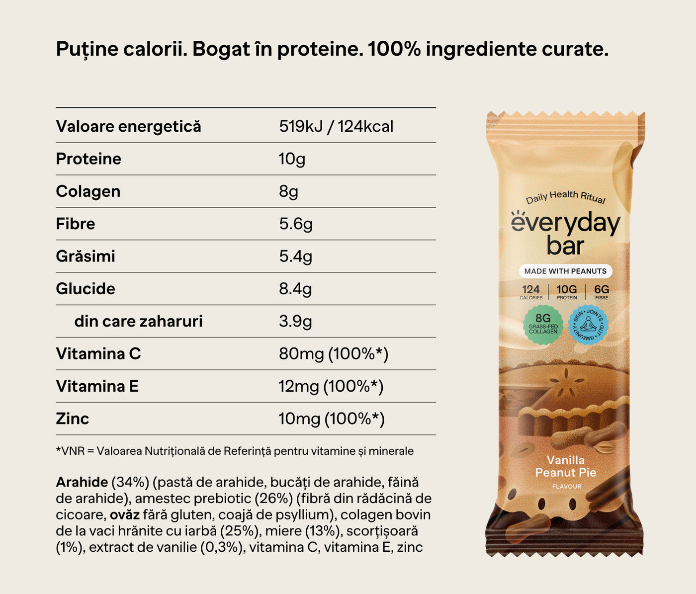 Vanilla Peanut Pie flavour