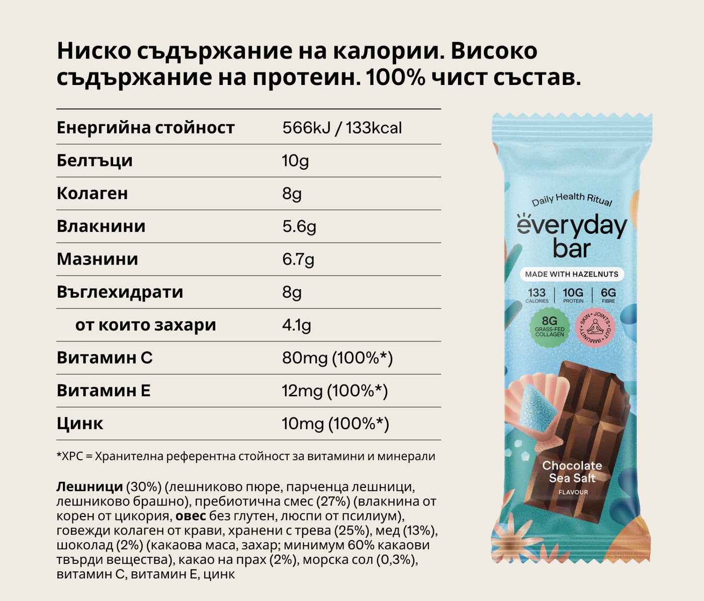 Chocolate Sea Salt flavour