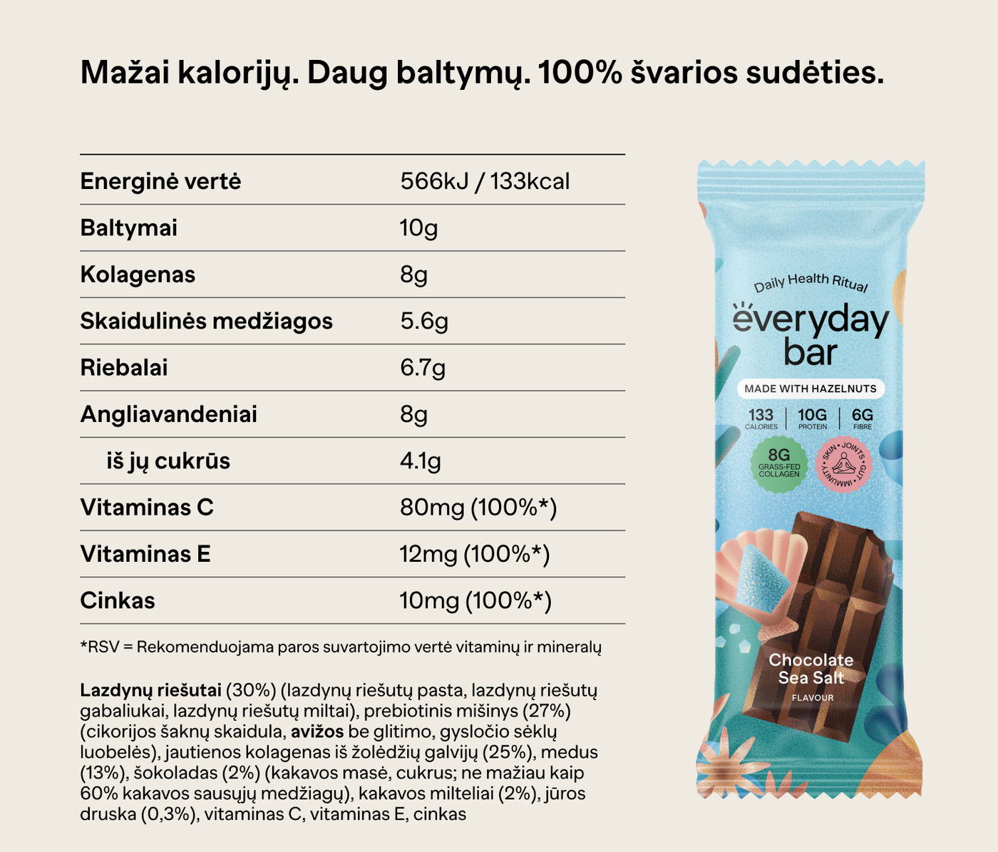 Chocolate Sea Salt flavour