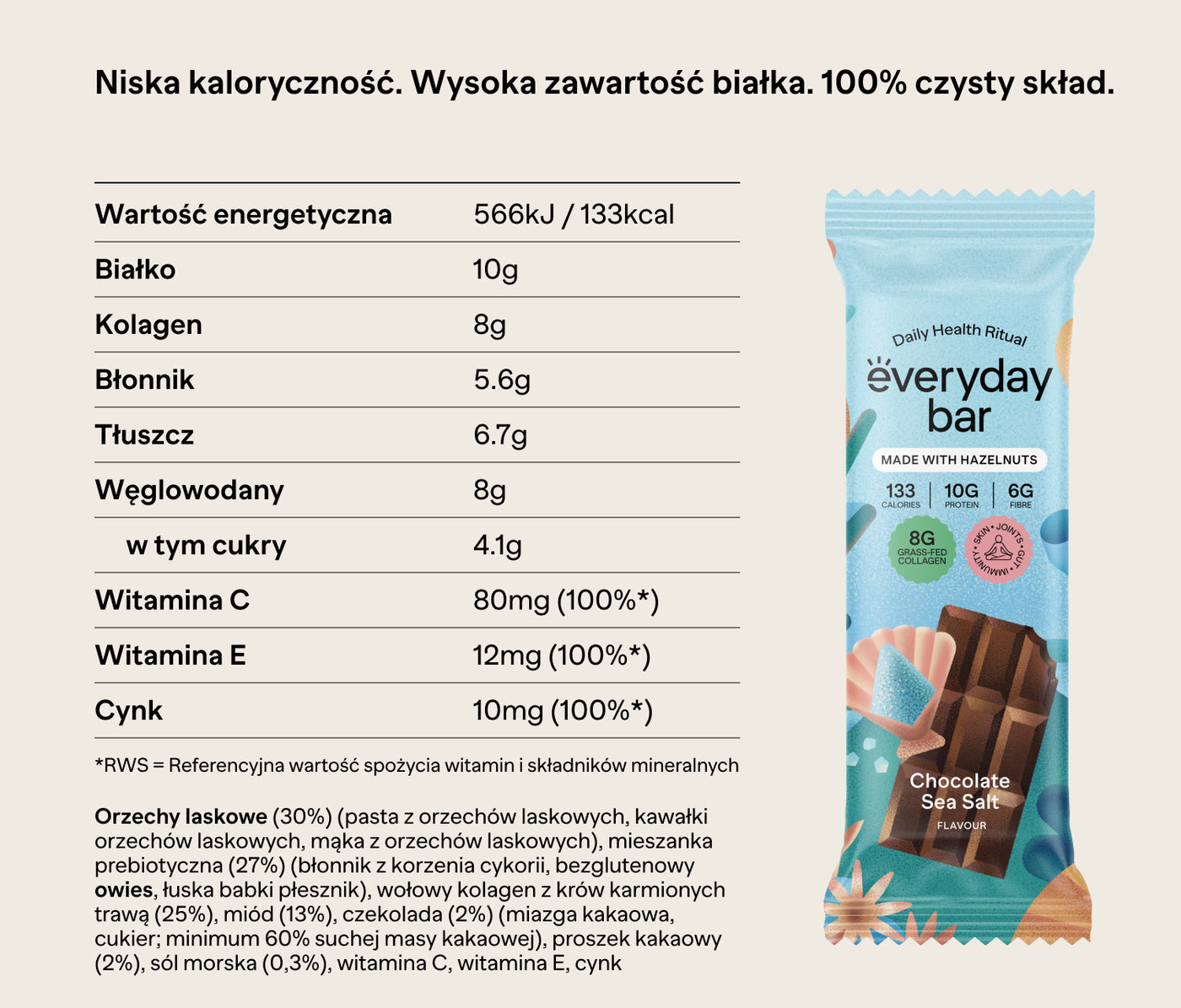 Chocolate Sea Salt flavour